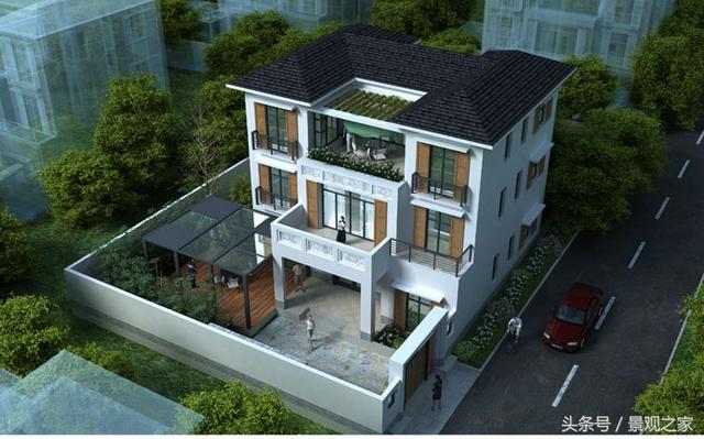 新農村自建房別墅圖紙 帶效果圖平面圖