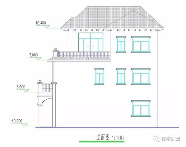 精美旋轉樓梯的歐式三層別墅，農村的房子能有這么美？