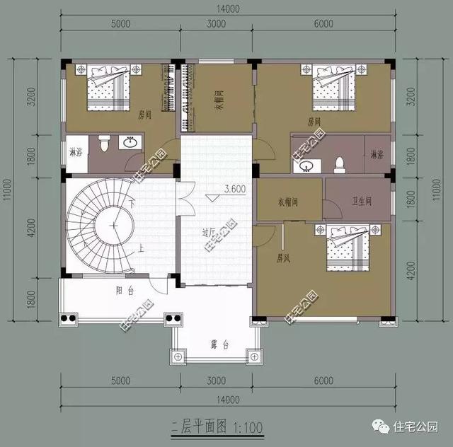 精美旋轉樓梯的歐式三層別墅，農村的房子能有這么美？