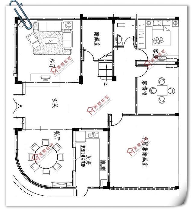 精選10套三層農村別墅圖紙設計，戶戶經典，套套實用