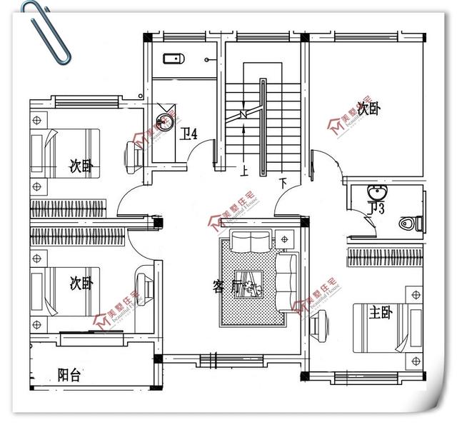 精選10套三層農村別墅圖紙設計，戶戶經典，套套實用