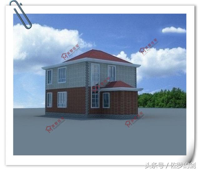 11×9米2層農村別墅，18萬主體，進門設神靈位，旺財