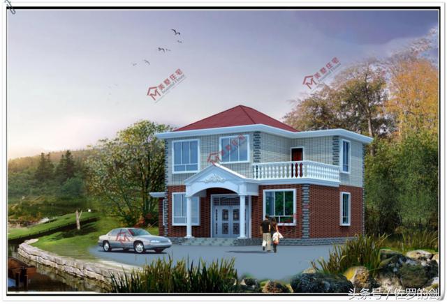 11×9米2層農村別墅，18萬主體，進門設神靈位，旺財