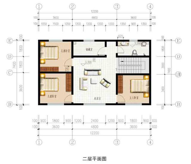 一套漂亮的鋼結構裝配式農村住宅，含建筑和結構介紹