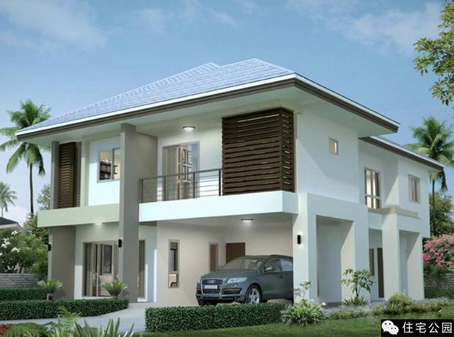 2層別墅戶型，5室2廳，雙車庫