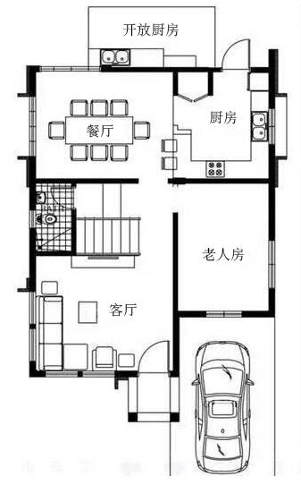 現(xiàn)代別墅，開放式廚房，4個(gè)臥室！