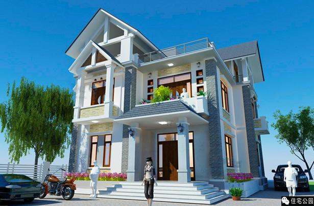 14X11米2層別墅，小院、泳池、菜園，內(nèi)外兼修