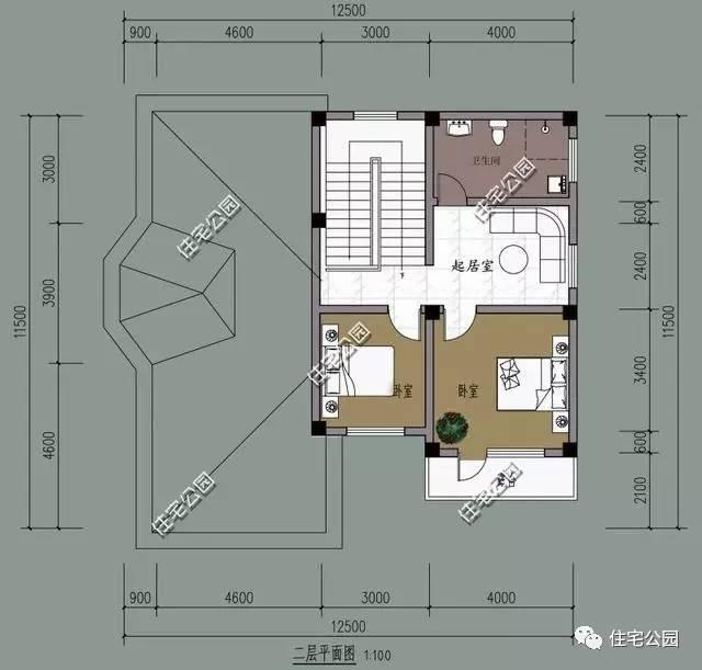 2套農村自建房12.5X11米，建2層還是一層半？