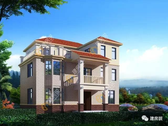 挑空客廳三層農(nóng)村別墅，既經(jīng)濟(jì)又美觀兩不誤