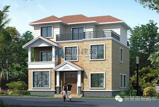 20多萬就能建這樣的小別墅，當效果圖變成房子后，效果太牛了！