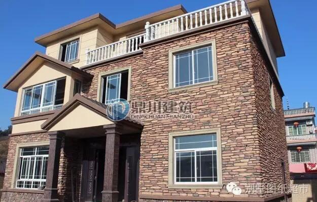 20多萬就能建這樣的小別墅，當效果圖變成房子后，效果太牛了！