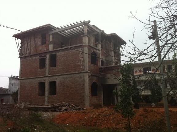 11.4米x11.5米農(nóng)村自建房，有前院還有后院，別說不羨慕