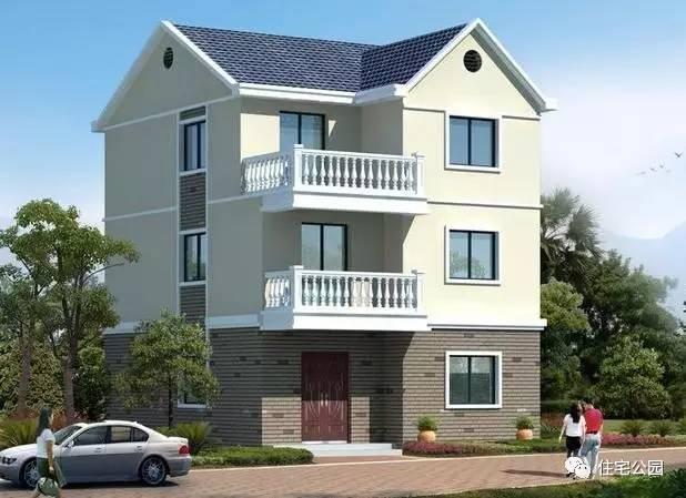 宅基地面寬小？這10套戶型面寬8m隨便挑一套回村建！