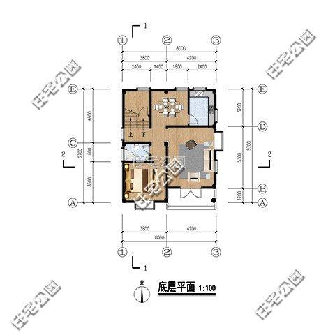 宅基地面寬小？這10套戶型面寬8m隨便挑一套回村建！