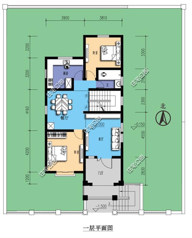 宅基地面寬小？這10套戶型面寬8m隨便挑一套回村建！