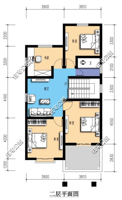 宅基地面寬小？這10套戶型面寬8m隨便挑一套回村建！
