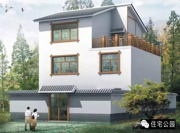 宅基地面寬小？這10套戶型面寬8m隨便挑一套回村建！