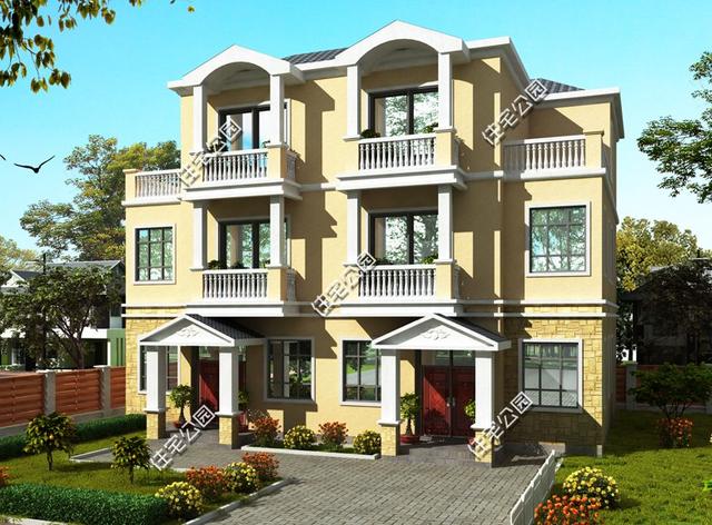 宅基地面寬小？這10套戶型面寬8m隨便挑一套回村建！