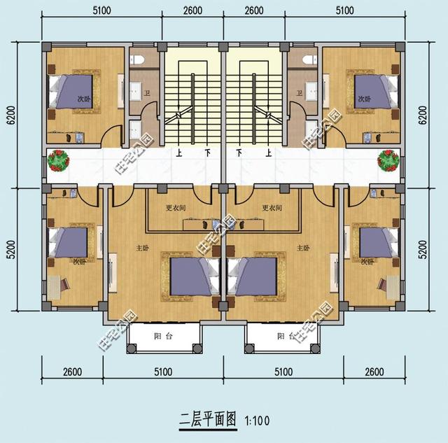 宅基地面寬小？這10套戶型面寬8m隨便挑一套回村建！