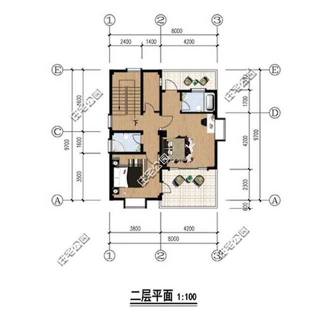 宅基地面寬小？這10套戶型面寬8m隨便挑一套回村建！