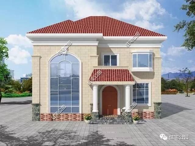 造價25萬的農村別墅12X14米，同一布局，兩種外觀可選！