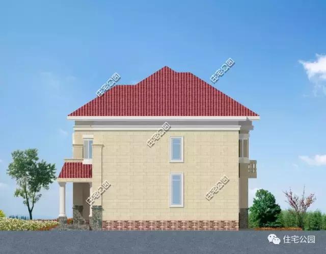 造價25萬的農村別墅12X14米，同一布局，兩種外觀可選！