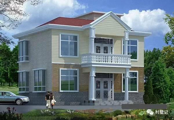 經(jīng)典兩層農(nóng)村別墅戶型，真實(shí)建造過(guò)程，建好效果很亮眼