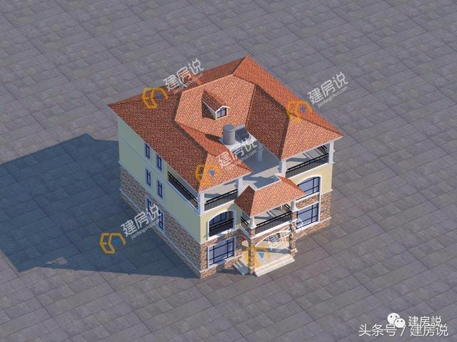 湖北黃岡丈母娘都喜歡的三層農村別墅經典戶型