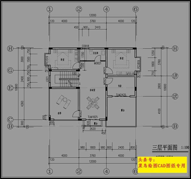 包工頭24萬建3層別墅！玄關，涼亭，活動室，布局通風采光良好