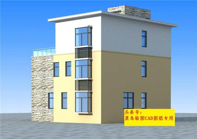 包工頭24萬建3層別墅！玄關，涼亭，活動室，布局通風采光良好