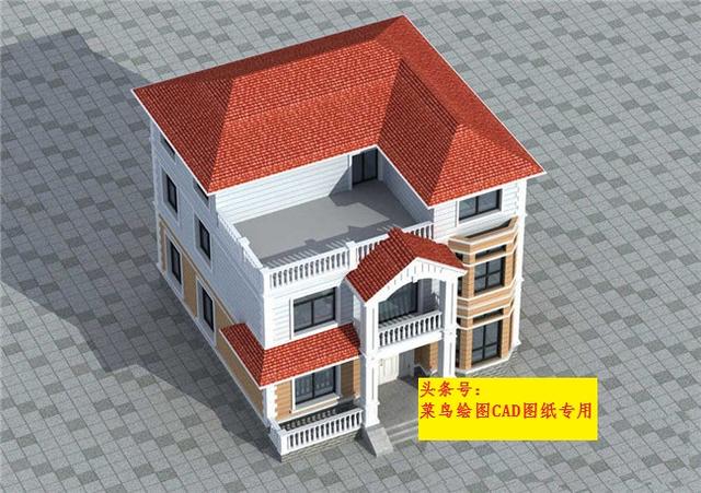 26萬建3層別墅！外觀造型簡潔，平面布置緊湊，采光通風良好