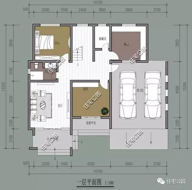 2套農(nóng)村別墅，客廳、堂屋都有，你建哪套？