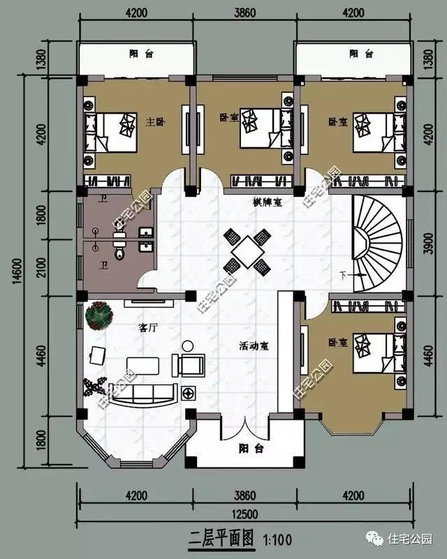 2套農(nóng)村別墅，客廳、堂屋都有，你建哪套？