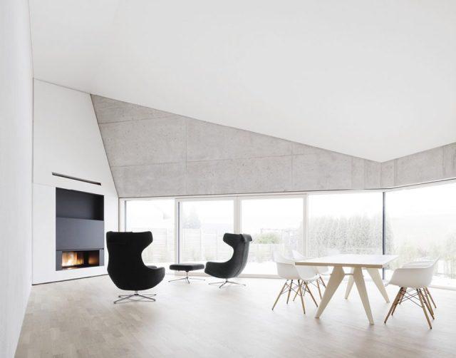 二層帶地下室極簡現代別墅設計，晶體外形獨具氣質