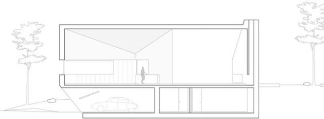 二層帶地下室極簡現代別墅設計，晶體外形獨具氣質