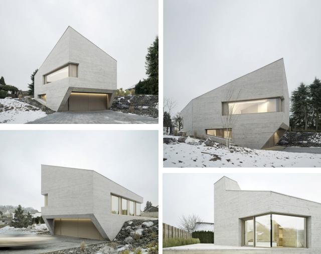 二層帶地下室極簡現代別墅設計，晶體外形獨具氣質