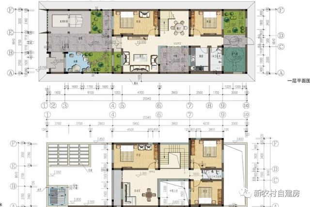 10套北方農村平房設計圖，帶院子，25萬內含造價表