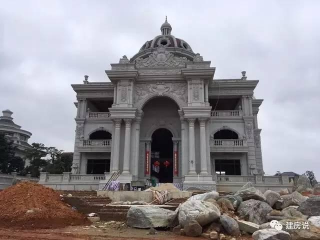 福清虎溪農村別墅霸氣來襲！1000多萬的豪華別墅勝似大會堂