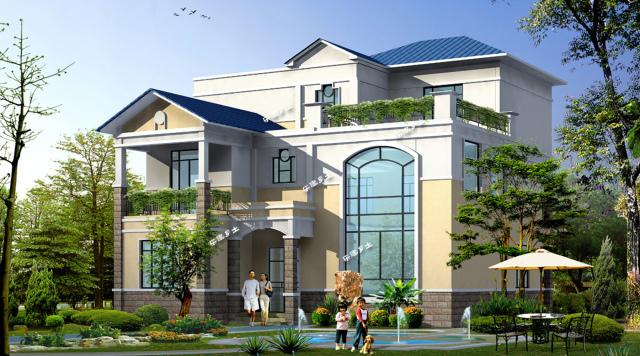 三層別墅效果圖合集，每種風格都很不錯