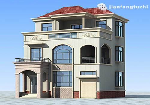 三層復(fù)式別墅全套Cad施工圖26萬(wàn)3廳4室11×10帶車庫(kù)活動(dòng)室涼亭