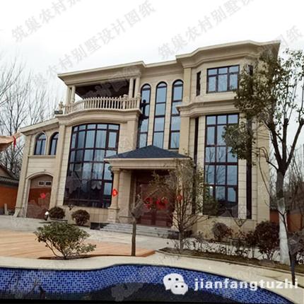 剛建成的復式三層別墅圖：65萬210㎡3廳7室帶KTV房活動廳套間，一樣豪華大氣