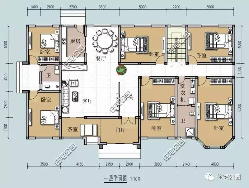 5套大開間的農村別墅戶型, 選大氣歐式還是傳統中式? 含圖紙
