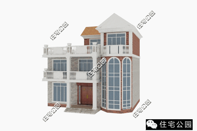 在農村蓋一棟這樣的3層別墅, 墻體全用落地窗真的好嗎?
