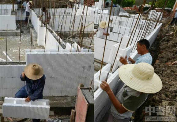 農民用泡沫蓋別墅 新型裝配式建筑技術