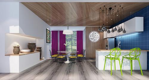 600平米現(xiàn)代別墅，五光十色讓你沉醉其中！