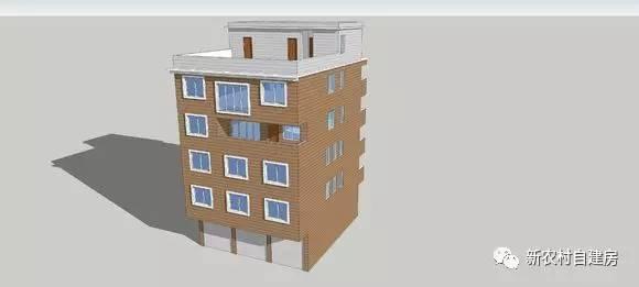 臨街五層半商住樓，頂樓可作菜園，這個(gè)設(shè)計(jì)棒呆了