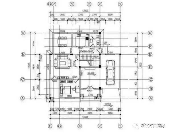 爸媽非要建堂屋，布局改了三四次，這下終于好了