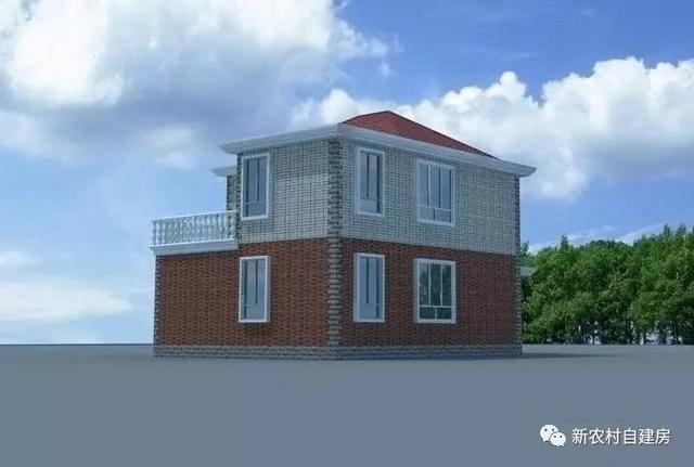 農(nóng)村15萬可建的二層小別墅，既省錢又實(shí)用，堂屋柴火灶都有