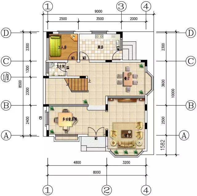 鄉(xiāng)村自建8*12米三層小別墅，僅需30萬！