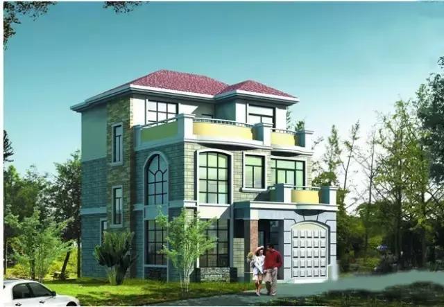 鄉(xiāng)村自建8*12米三層小別墅，僅需30萬！